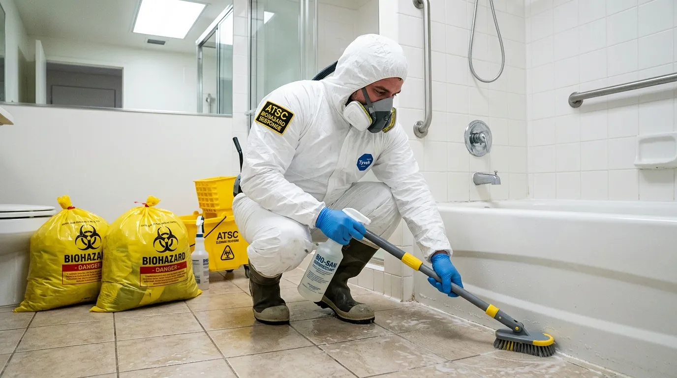 Decontamination equipment deployed for Blood Cleanup in Lake Alfred